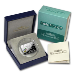 2010 €10 Silver Proof - Pablo Picasso